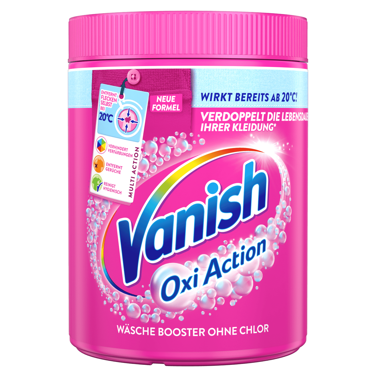 Vanish Oxi Action Fleckenentferner Pink Pulver 550g