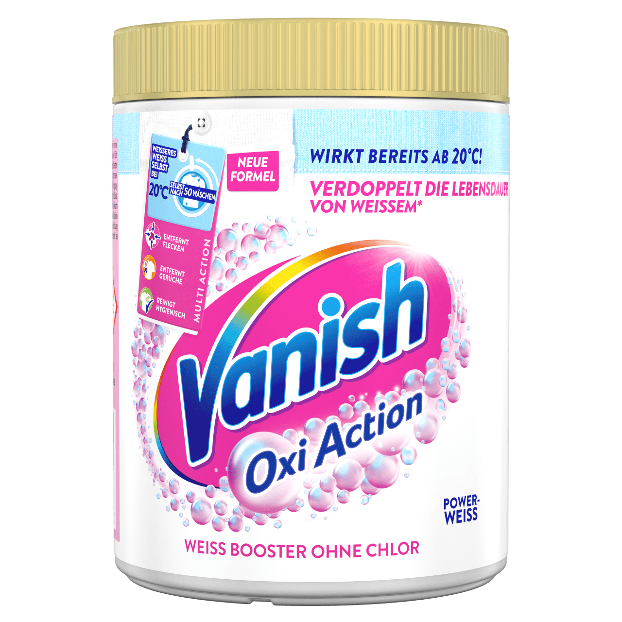 Vanish Oxi Action Powerweiss Fleckentferner Pulver 550g