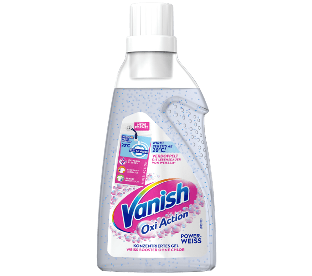 Vanish Oxi Action Powerweiss Fleckentferner White Gel