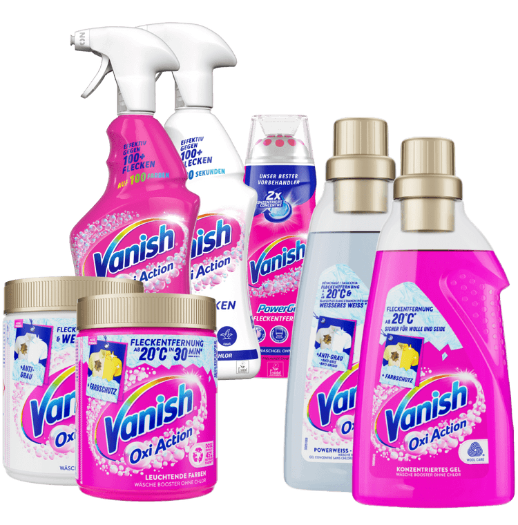 Vanish Produkte - Übersicht | Vanish DE